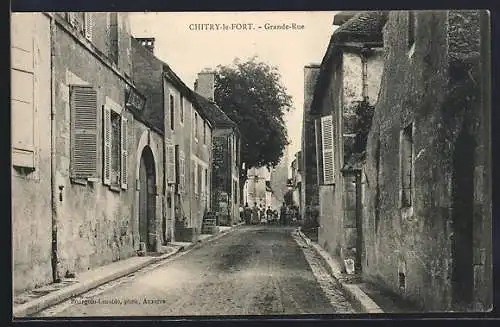 AK Chitry-le-Fort, Grande-Rue