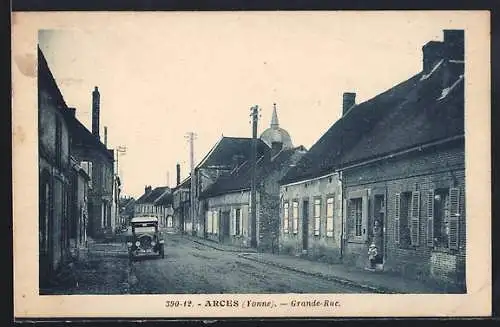 AK Arces /Yonne, Grande-Rue