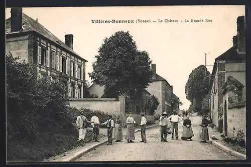 AK Villiers-Bonneux, Le Château, La Grande Rue