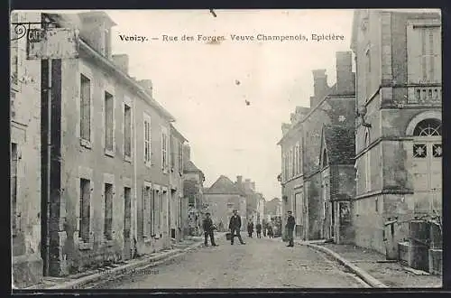 AK Venizy, Rue des Forges, Veuve Champenois, Épicière