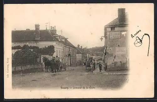 AK Toucy, Avenue de la Gare