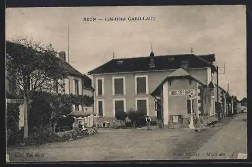 AK Béon, Café-Hôtel Gabillaut