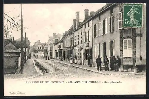 AK Aillant-sur-Tholon, Rue principale