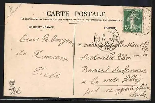 AK Rousson /Yonne, Rue Principale
