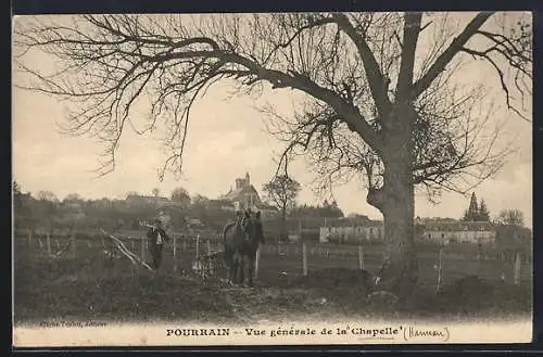 AK Pourrain, Vue générale de la Chapelle