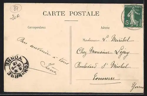 AK Pourrain, Vue générale de la Chapelle