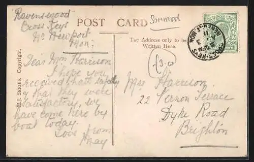 AK Weston-super-Mare, On the Sands, Beach Scene