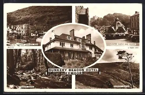 AK Exmoor, Dunkery Beacon Hotel, The Harbour, Horner Water, Dunster Castle and Village, Dunkery Beacon