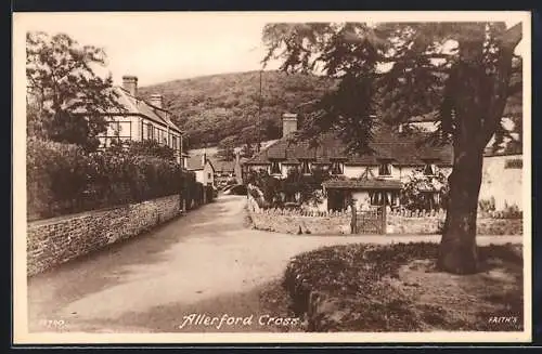 AK Allerford, Scene by Allerford Cross