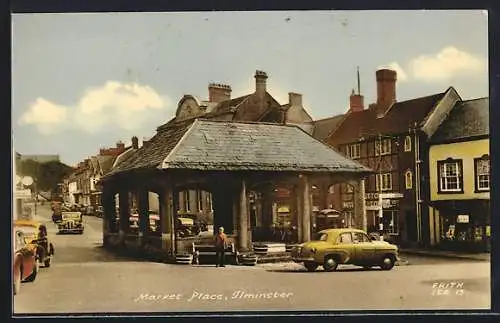 AK Ilminster, Market Place with Car Traffic