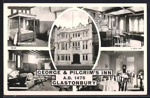 AK Glastonbury, George and Pilgrim`s Inn, Abbot Bere`s Room, Parlour, Kitchen and Dining Room