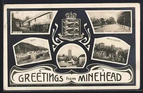 AK Minehead, Alms Houses, Quay, The Avenue, Meet at Cloutsham