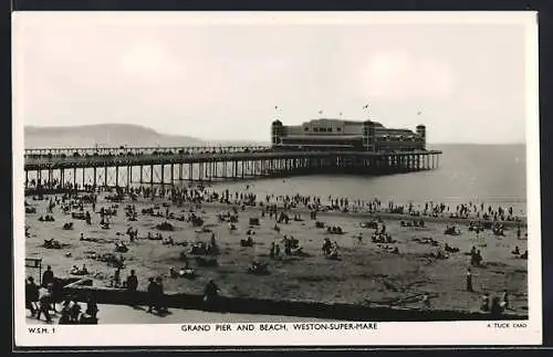 AK Weston-super-Mare, Grand Pier and Beach