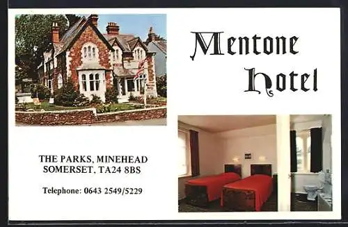 AK The Parks /Minehead, Mentone Hotel