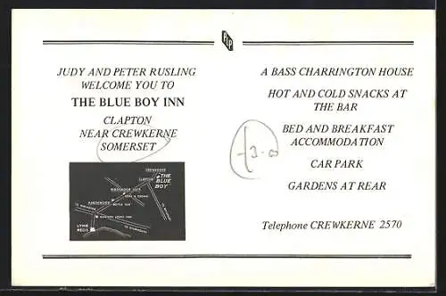 AK Clapton, Blue Boy Inn, Judy and Peter Rusling