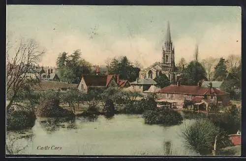 AK Cary, View of the Castle and Pond