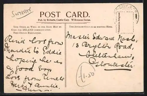 AK Cary, View of the Castle and Pond