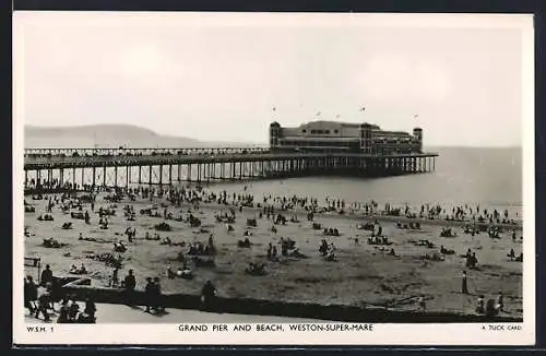 AK Weston-super-Mare, Grand Pier and Beach