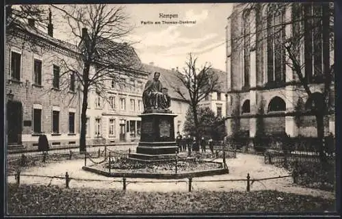 AK Kempen, Partie am Thomas-Denkmal