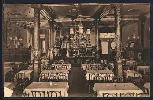 AK Braunschweig, Thies-Restaurant, Damm 9, Inh. Gust. Thies, Speisesaal