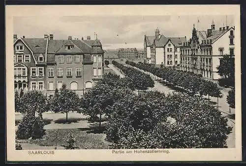 AK Saarlouis, Partie am Hohenzollernring