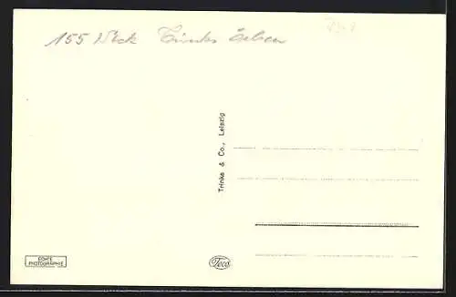 AK Hartha i. Sa., Markt mit Geschäften
