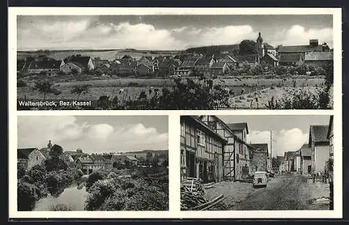 AK Waltersbrück, Gesamtansicht, Teilansicht, Ortspartie