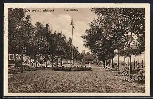 AK Ahlbeck / Usedom, Konzertplatz