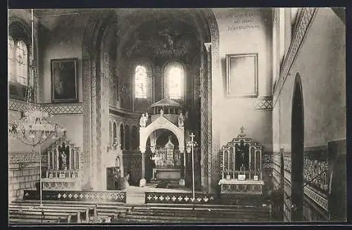AK Homburg /Pfalz, Katholische Kirche, Innenansicht