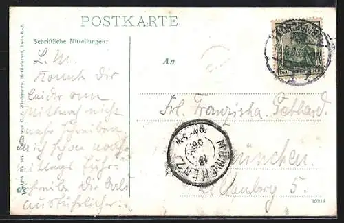 AK Erfurt, Dom mit Denkmal