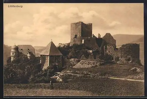 AK Kusel, Blick auf Lichtenburg
