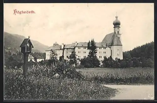 AK Höglwörth, Blick auf das Kloster