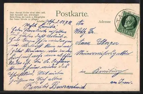 AK Runkelstein, Hofpartie gegen Vintlers Sommerhaus