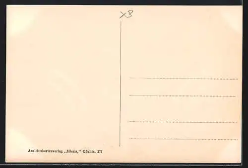 AK Görlitz, Viaduct mit Neisse