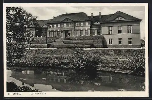 AK Bitterfeld, Blick aufs Lutherhaus