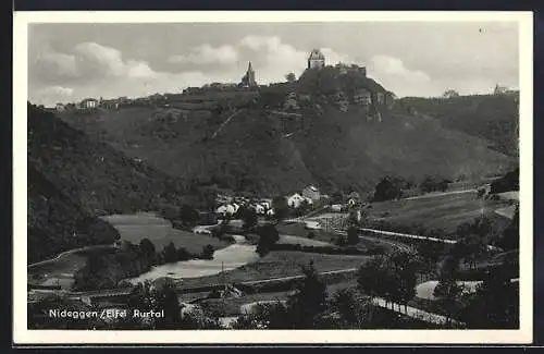 AK Nideggen /Eifel, Blick ins Rurtal