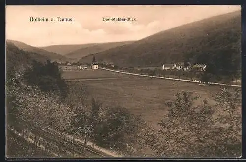 AK Hofheim a. Taunus, Drei-Mühlen-Blick