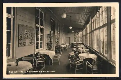 AK Bad Suderode, Veranda im Viktor-Höth-Heim