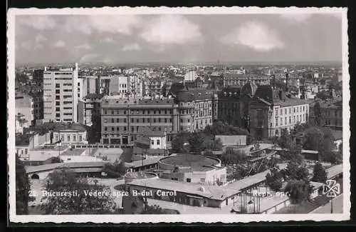 AK Bucuresti, Vedere spre B-dul Carol