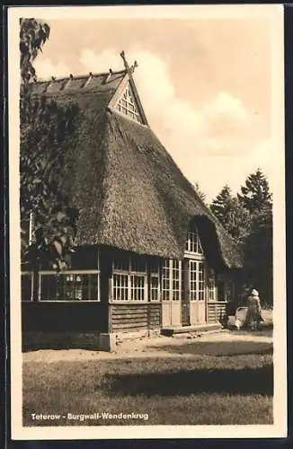 AK Teterow, Gasthaus Burgwall-Wendenkrug