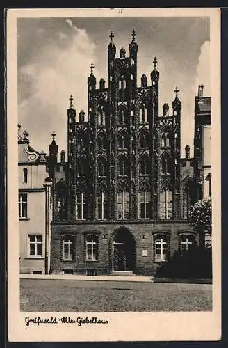 AK Greifswald, Altes Giebelhaus