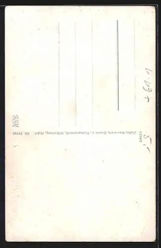 AK Stralsund, Landkarte von der Insel Rügen