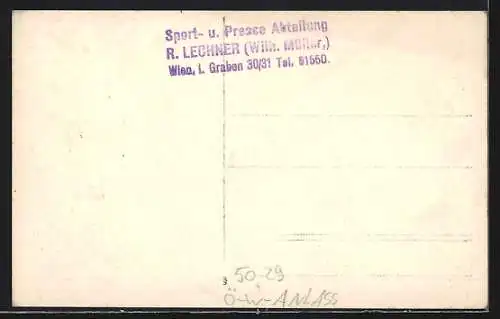 AK Wien, Pferderennen, Zweisp. Amat. Fahr., Sieger Darling Guillotin Wenger