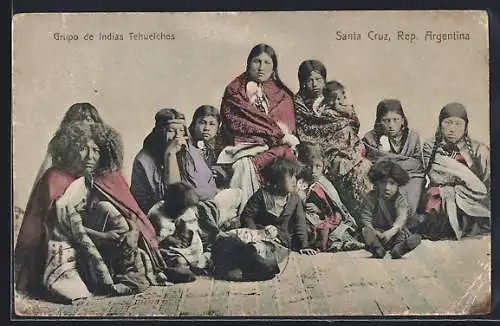 AK Santa Cruz, Grupo de Indias Tehuelches