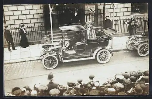 Foto-AK Doncaster, Visit of Princess Christian 1906