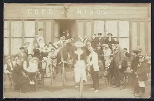 Foto-AK Paris, Cafe des Mines