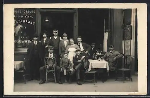 Foto-AK Paris, Restaurant Casse Croute