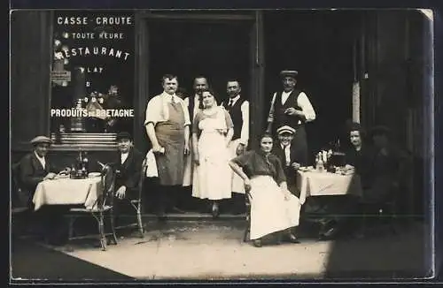 Foto-AK Paris, Restaurant Casse Croute