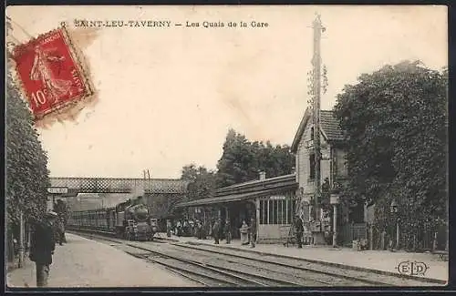 AK Saint-Leu-Taverny, Les Quais de la Gare