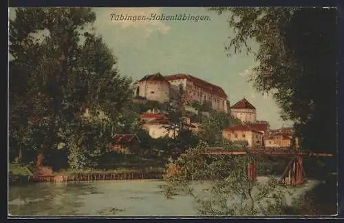 AK Tübingen, Flussufer und Burg